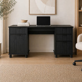 West Valley Interiors Astar 4 Drawer Computer Desk