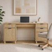 West Valley Interiors Astar 4 Drawer Computer Desk