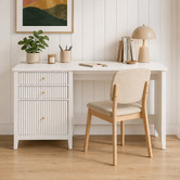 West Valley Interiors Amara 3 Drawer Writing Desk
