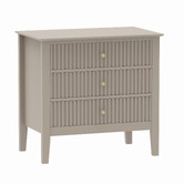 West Valley Interiors Large Amara 3 Drawer Bedside Table