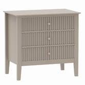West Valley Interiors Large Amara 3 Drawer Bedside Table