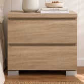 West Valley Interiors Piper 2 Drawer Bedside Table