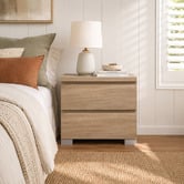 West Valley Interiors Piper 2 Drawer Bedside Table