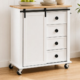 West Valley Interiors Laurel Kitchen Island Trolley