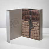 Riviera Mason Brown Maison Croco Cotton Quilt Cover Set