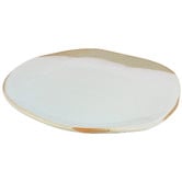 Robert Gordon Australia White &amp; Brown Forager 29.5cm Stoneware Dinner Plate