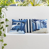 Zaab Homewares Beach Huts Daydream Outdoor Cushion