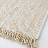 Zaab Homewares Cream Positano Hand-Woven Rug