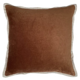 Zaab Homewares Forli Square Cotton Velvet Cushion