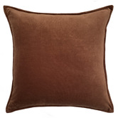 Zaab Homewares Ludo Twin-Stitch Cotton Velvet Cushion