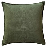 Zaab Homewares Ludo Twin-Stitch Cotton Velvet Cushion