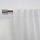 Zaab Homewares Camberwell Extendable Curtain Rod &amp; Finials Set