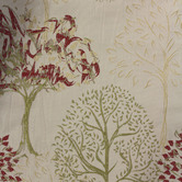 Filigree Botanica Natural Pencil Pleat Curtains