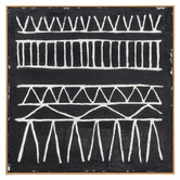 The Print Academy Sienna Hand Painted Framed Canvas Wall Art