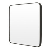 The Print Academy Halo Curve Square Aluminium Wall Mirror