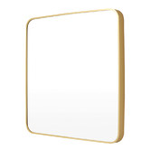The Print Academy Halo Curve Square Aluminium Wall Mirror