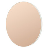The Print Academy Tinted Rosie Round Wall Mirror