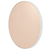 The Print Academy Tinted Rosie Round Wall Mirror