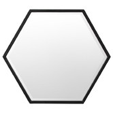The Print Academy Harvey Hexagonal Iron Wall Mirror