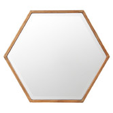 The Print Academy Harvey Hexagonal Iron Wall Mirror