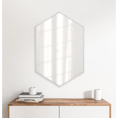 The Print Academy Cecil Hexagonal Wall Mirror