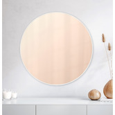 The Print Academy Tinted Rosie Round Wall Mirror