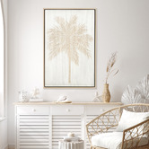 The Print Academy Palm I Wooden Framed 3D Wall Art