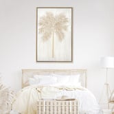 The Print Academy Palm II Wooden Framed 3D Wall Art