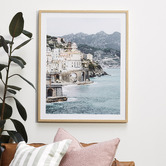 The Print Academy Amalfi Adventure Framed Paper Print Wall Art