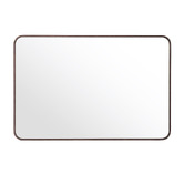 The Print Academy Halo Curve Rectangular Aluminium Wall Mirror