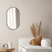 The Print Academy Halo Oval Wall Mirror