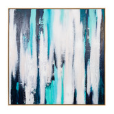 The Print Academy Melina 1 Hand Painted Large Framed Canvas Wall Art