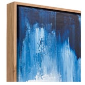 The Print Academy Mila 1 Hand Painted Framed Canvas Wall Art