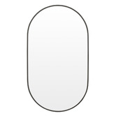 The Print Academy Halo Oval Aluminium Wall Mirror