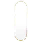 The Print Academy Halo Oval Aluminium Wall Mirror