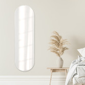 The Print Academy Halo Oval Aluminium Wall Mirror