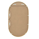 The Print Academy Halo Oval Aluminium Wall Mirror