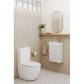 The Print Academy Halo Oval Aluminium Wall Mirror