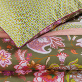 Oilily Green Amelie Sits Mix Cotton Sateen Quilt Cover Set
