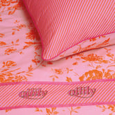 Oilily Pink Prom Flowers Cotton Single Quilt Cover Set