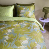 Oilily Green Melodi Cotton Quilt Cover Set