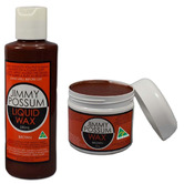 Aussie Furniture Care 2 Piece Brown Furniture Paste &amp; Liquid Wax Set