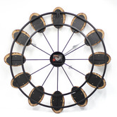 Toki 60cm Luke Silent Wall Clock