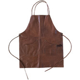 Time &amp; Tide Tan Cotton &amp; Leather Apron