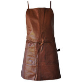 Time &amp; Tide Tan Cotton &amp; Leather Apron