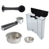 Utilia 3 Piece Xavier Toaster, Kettle &amp; Espresso Machine Set