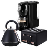 Utilia 3 Piece Xavier Toaster, Kettle &amp; Coffee Maker Set