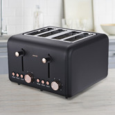 Utilia Xavier 4 Slice Stainless Steel Toaster