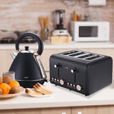 Utilia 3 Piece Xavier Toaster, Kettle &amp; Coffee Maker Set