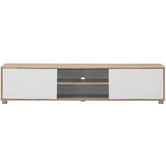 Core Living 180cm Natural &amp; White Avery TV Unit